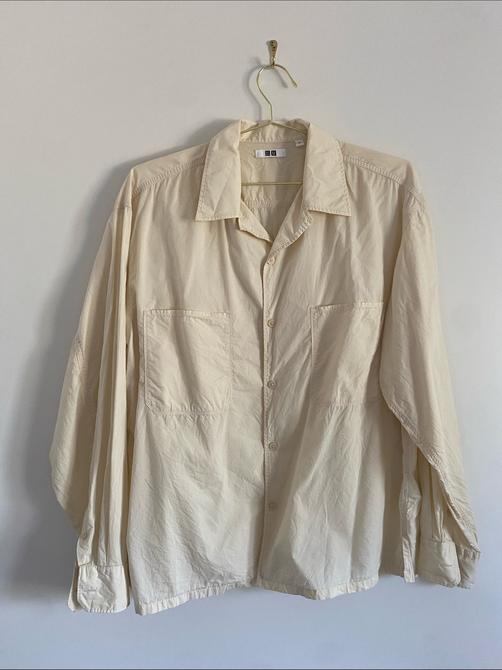 Uniqlo Butter Yellow Button Down